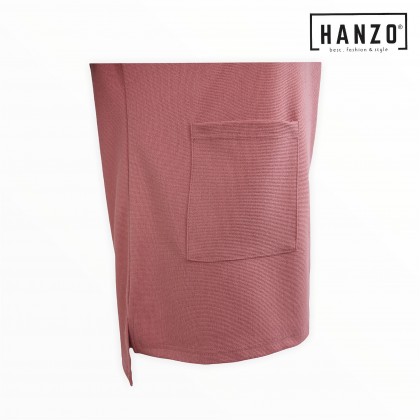 RGN BY HANZO Women Long Sleeve Muslimah Blouse SINGLE SIDE POCKET Blouse Baju Muslimah Lengan Panjang Perempuan - 106961