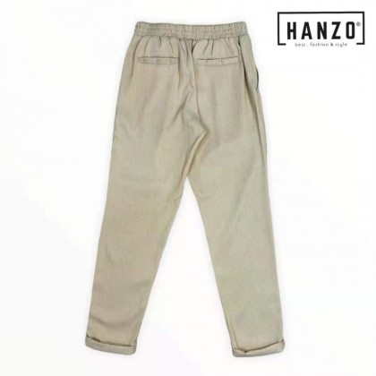 RGN BY HANZO WOMEN CASUAL LONG PANTS R320# 106909 (BLACK / KHAKI / PINK)